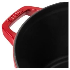 Staub Stackable Cocotte, Braiser, And Grill Pan With Lid | Cherry -Staub Shop 1010887 0