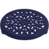 Staub 9" Round Cast Iron Lilly Trivet - Dark Blue 1 Staub 9" Round Cast Iron Lilly Trivet - Dark Blue -Staub Shop 1011168 671920dc 8476 4f84 87b9 c02e7c98e998