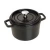 Staub 1.25 Qt. Round Cocotte/Dutch Oven | Matte Black 1 Staub 1.25 Qt. Round Cocotte/Dutch Oven | Matte Black -Staub Shop 1101625 1 1