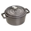 Staub 2.75 Qt. Round Cocotte/Dutch Oven | Graphite Grey -Staub Shop 1102218