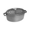 Staub 7 Qt. Oval Cocotte/Dutch Oven | Graphite Grey 1 Staub 7 Qt. Oval Cocotte/Dutch Oven | Graphite Grey -Staub Shop 1103318 1
