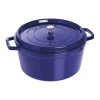 Staub 13.25 Qt. Round Cocotte/Dutch Oven | Dark Blue -Staub Shop 1103491 1