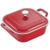 Staub 9" X 9" Square Ceramic Covered Baking Dish - Cherry -Staub Shop 1117263 a3bbcafd cb2b 4d08 9597 eba56001e45a