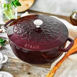 Staub 3.75 Qt Essential French Oven With Lilly Lid | Grenadine -Staub Shop 11212487 ls 01 1