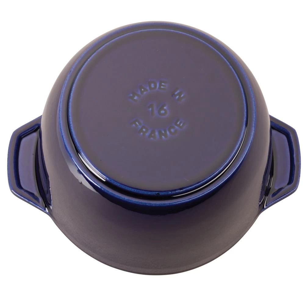 Staub 1.5 Qt. Petite French Oven | Dark Blue 6 Staub 1.5 Qt. Petite French Oven | Dark Blue - Image 4