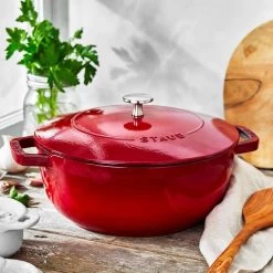 Staub 3.75 Qt. Essential French Oven | Cherry Red -Staub Shop 11732406 ls 01