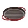 Staub 10" Cast Iron Pure Grill Pan | Grenadine -Staub Shop 12012687 grenadine1 1