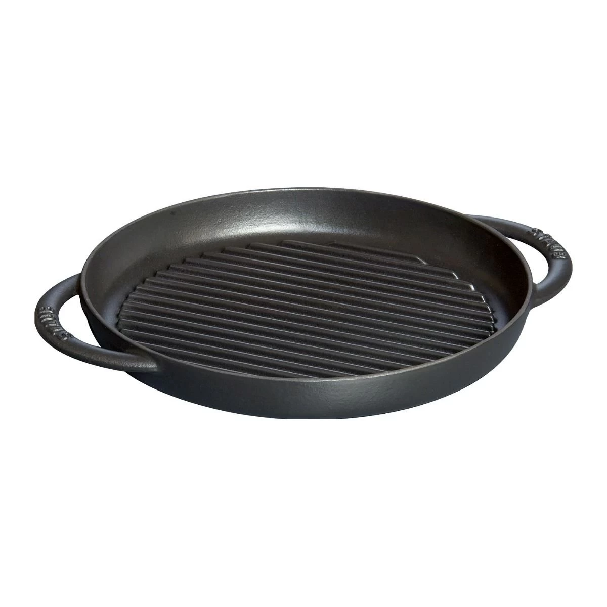 Staub 10" Cast Iron Pure Grill Pan | Matte Black 3 Staub 10" Cast Iron Pure Grill Pan | Matte Black