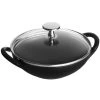 Staub 0.5 Qt. Baby Wok | Matte Black 1 Staub 0.5 Qt. Baby Wok | Matte Black -Staub Shop 1311723 3