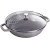 Staub 4.5 Qt. Perfect Frying Pan | Graphite Grey -Staub Shop 1312918 staub perfect frying pan 12 inch graphite grey
