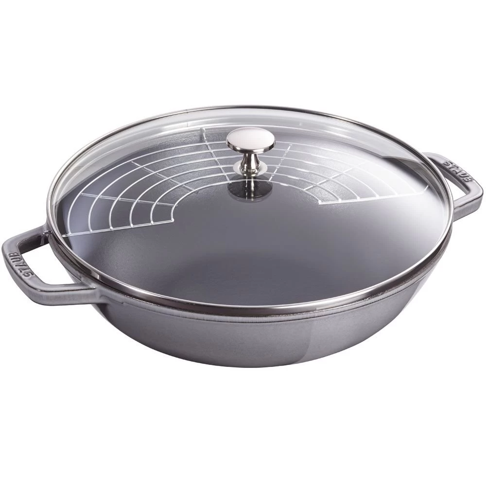 Staub 4.5 Qt. Perfect Frying Pan | Graphite Grey 3 Staub 4.5 Qt. Perfect Frying Pan | Graphite Grey