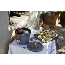 STAUB Specialities 2.8 L Cast Iron Round Sauce Pan, Graphite-Grey -Staub Shop 13393303 1