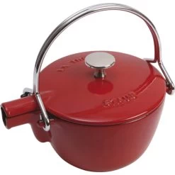 Staub Cherry Red Teapot - 1.16 Qt. / 1.1 L
