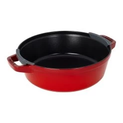 Staub Stackable Cocotte, Braiser, And Grill Pan With Lid | Cherry -Staub Shop 14552606 02
