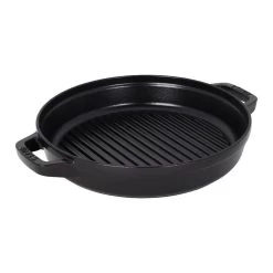 Staub Stackable Cocotte, Braiser, And Grill Pan With Lid | Black 40 Staub Stackable Cocotte, Braiser, And Grill Pan With Lid | Black -Staub Shop 14552623 03
