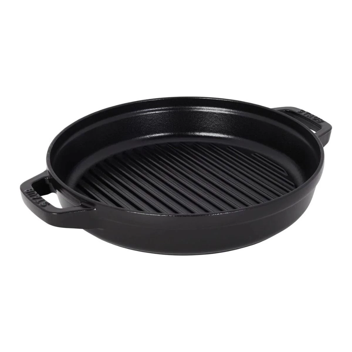 Staub Stackable Cocotte, Braiser, And Grill Pan With Lid | Black 21 Staub Stackable Cocotte, Braiser, And Grill Pan With Lid | Black - Image 19