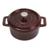 STAUB La Cocotte 250 Ml Cast Iron Round Mini Cocotte, Grenadine-Red