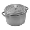 STAUB La Cocotte 4.75 L Cast Iron Round Tall Cocotte, Graphite-Grey -Staub Shop 16649755