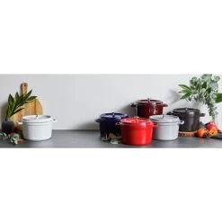 STAUB La Cocotte 4.75 L Cast Iron Round Tall Cocotte, Graphite-Grey 20 STAUB La Cocotte 4.75 L Cast Iron Round Tall Cocotte, Graphite-Grey -Staub Shop 16649755 8