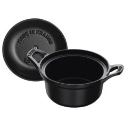 STAUB Vintage Line 500 Ml Cast Iron Round La Coquette, Black -Staub Shop 16651332 3