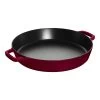 STAUB Pans 34 Cm Cast Iron Paella Pan, Bordeaux 2 STAUB Pans 34 Cm Cast Iron Paella Pan, Bordeaux -Staub Shop 16661746