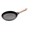 STAUB Pans 24 Cm / 9.5 Inch Cast Iron Frying Pan With Wooden Handle, Black 2 STAUB Pans 24 Cm / 9.5 Inch Cast Iron Frying Pan With Wooden Handle, Black -Staub Shop 16661764
