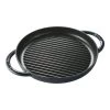 STAUB Grill Pans 26 Cm Cast Iron Round Pure Grill, La-Mer