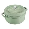 STAUB La Cocotte 6.75 L Cast Iron Round Cocotte, Sage -Staub Shop 16703457