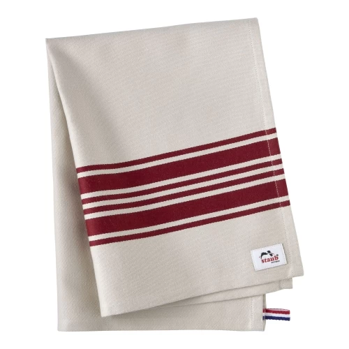 STAUB French Line 70 Cm X 50 Cm Kitchen Towel, Cherry 3 STAUB French Line 70 Cm X 50 Cm Kitchen Towel, Cherry