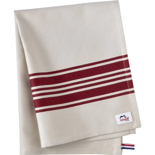STAUB French Line 70 Cm X 50 Cm Kitchen Towel, Cherry 4 STAUB French Line 70 Cm X 50 Cm Kitchen Towel, Cherry - Image 2