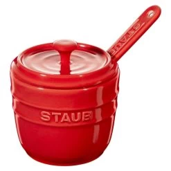 STAUB Ceramique 9 Cm Ceramic Round Sugar Bowl, Cherry 7 STAUB Ceramique 9 Cm Ceramic Round Sugar Bowl, Cherry -Staub Shop 17019196 2