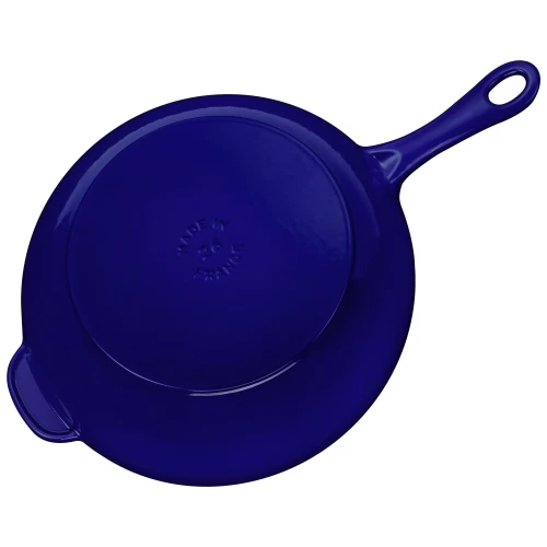 STAUB Pans 26 Cm / 10 Inch Cast Iron Frying Pan, Dark-Blue 5 STAUB Pans 26 Cm / 10 Inch Cast Iron Frying Pan, Dark-Blue - Image 3