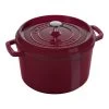 STAUB La Cocotte 4.75 L Cast Iron Round Tall Cocotte, Bordeaux 1 STAUB La Cocotte 4.75 L Cast Iron Round Tall Cocotte, Bordeaux -Staub Shop 17039221