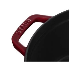 STAUB La Cocotte 4.75 L Cast Iron Round Tall Cocotte, Bordeaux -Staub Shop 17039221 1