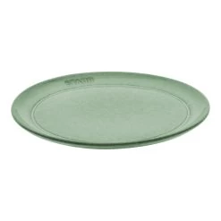 STAUB Dining Line 20 Cm Ceramic Round Plate Flat, Sage