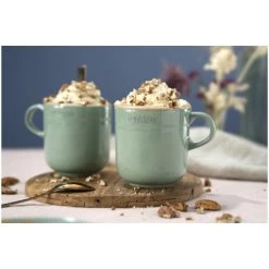STAUB Dining Line Ceramic Mug, Sage 9 STAUB Dining Line Ceramic Mug, Sage -Staub Shop 17048729 3