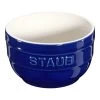 STAUB Ceramique 2 Piece Ceramic Round Ramekin Set, Dark-Blue -Staub Shop 17071643