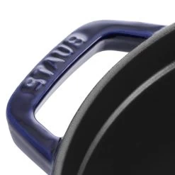 STAUB La Cocotte 4.75 L Cast Iron Round Tall Cocotte, Dark-Blue -Staub Shop 17071652 3