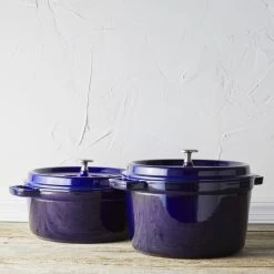 STAUB La Cocotte 4.75 L Cast Iron Round Tall Cocotte, Dark-Blue -Staub Shop 17071652 8