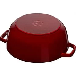 Staub 3.75 Qt Essential French Oven With Lilly Lid | Grenadine -Staub Shop 40508 675 0 4 1