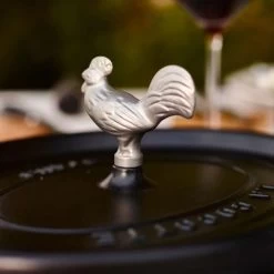 Staub Cast Iron Animal Knobs | Farm Animal Duo -Staub Shop 40509 346 9 02 1
