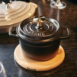 Staub 1.25 Qt. Round Cocotte/Dutch Oven | Matte Black 8 Staub 1.25 Qt. Round Cocotte/Dutch Oven | Matte Black -Staub Shop 40509 480 0 1