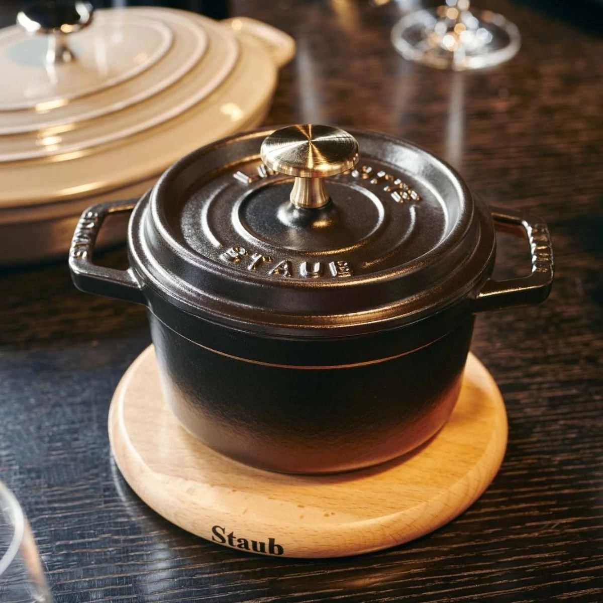 Staub 1.25 Qt. Round Cocotte/Dutch Oven | Matte Black 5 Staub 1.25 Qt. Round Cocotte/Dutch Oven | Matte Black - Image 3