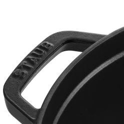 Staub 9 Qt. Round Cocotte/Dutch Oven | Matte Black -Staub Shop 40509 863 0 2