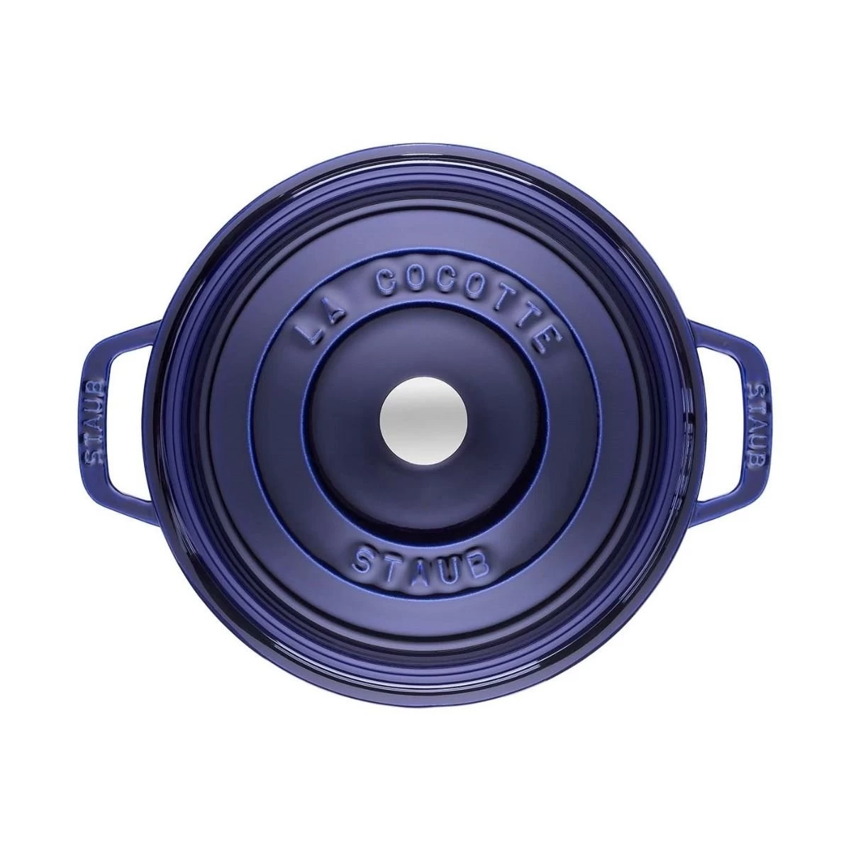 Staub 13.25 Qt. Round Cocotte/Dutch Oven | Dark Blue 4 Staub 13.25 Qt. Round Cocotte/Dutch Oven | Dark Blue - Image 2