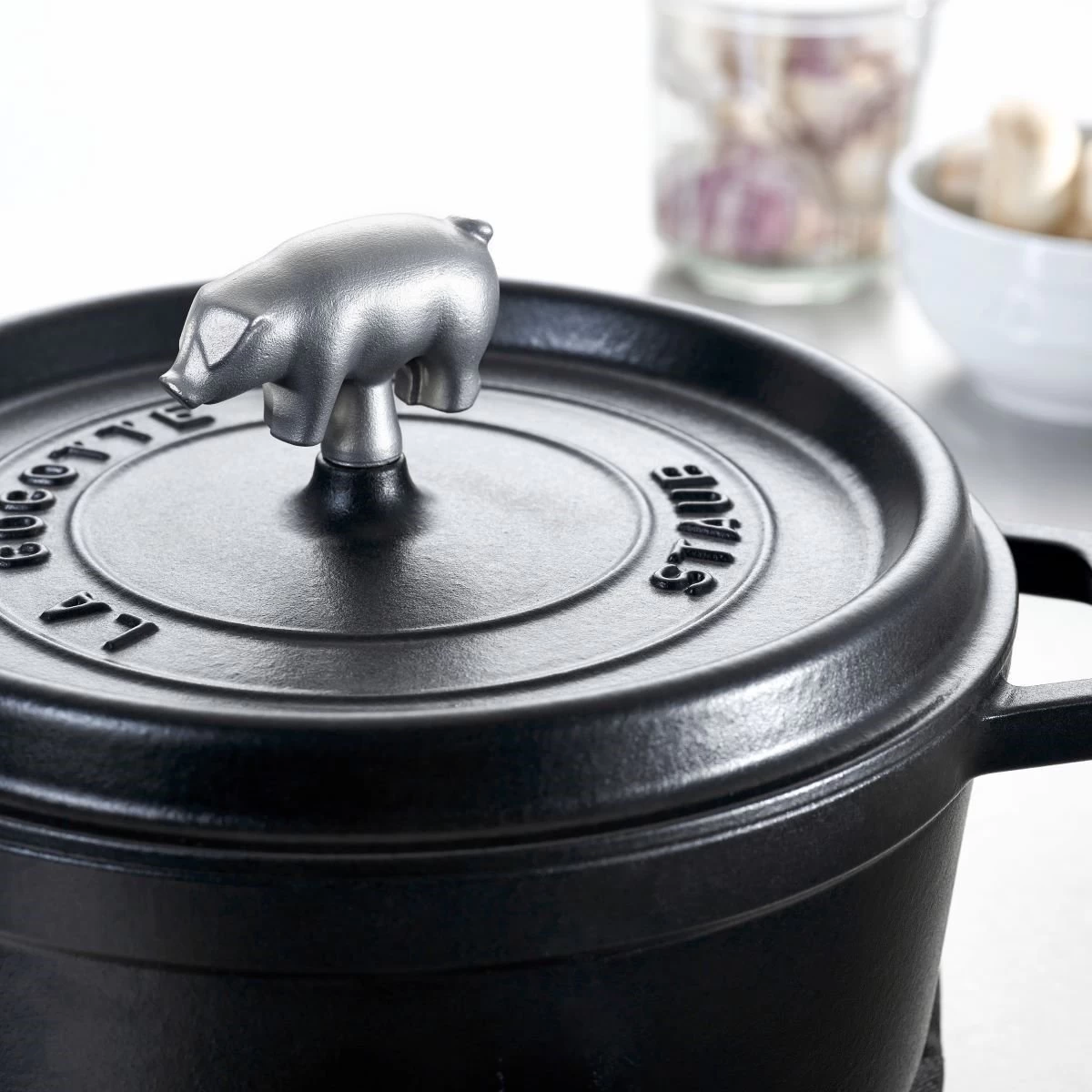 Staub Animal Knob | Pig 5 Staub Animal Knob | Pig - Image 3