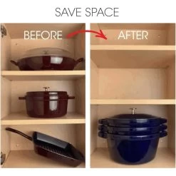 Staub Stackable Cocotte, Braiser, And Grill Pan With Lid | Black 35 Staub Stackable Cocotte, Braiser, And Grill Pan With Lid | Black -Staub Shop 61cxgk xyll. ac sl1280