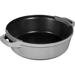 Staub Stackable Cocotte, Braiser, And Grill Pan With Lid | Graphite Grey -Staub Shop 61mfqv3ngzl. ac sl1500