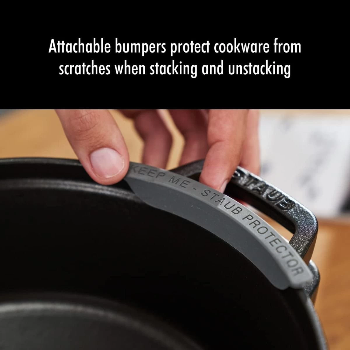 Staub Stackable Cocotte, Braiser, And Grill Pan With Lid | Black 13 Staub Stackable Cocotte, Braiser, And Grill Pan With Lid | Black - Image 11