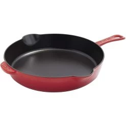 Staub 11'' Traditional Deep Skillet | Cherry Red